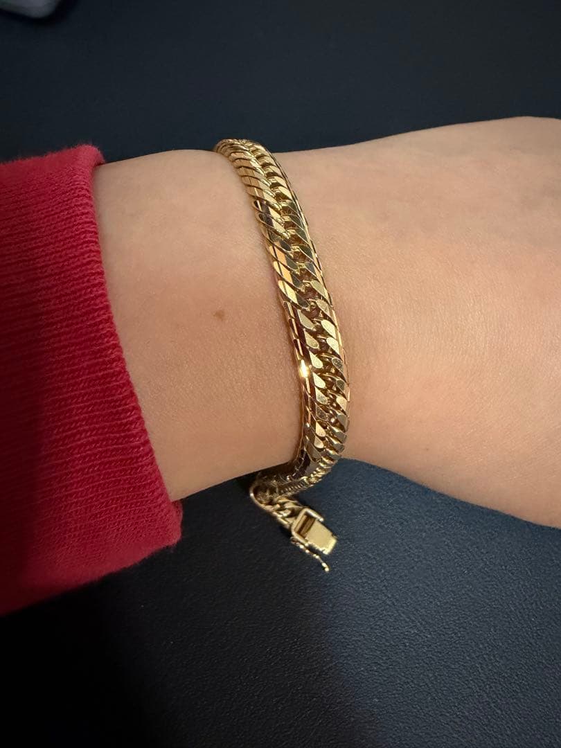 K18 喜平 ブレスレット￼ 20.33g Mカット 18cm