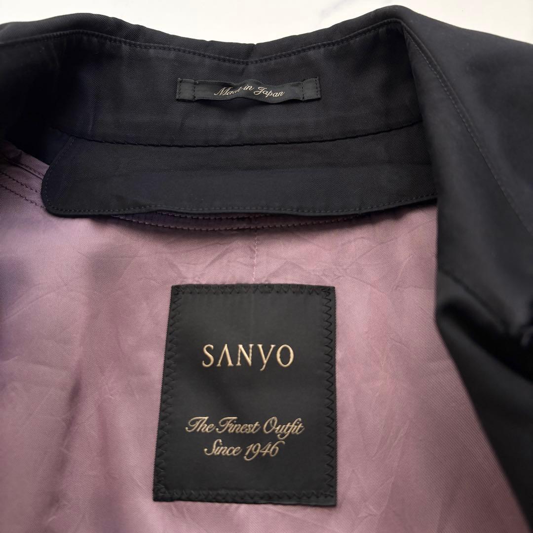 サンヨー 100年コート スタンダード ロング丈 ライナー ブラック M