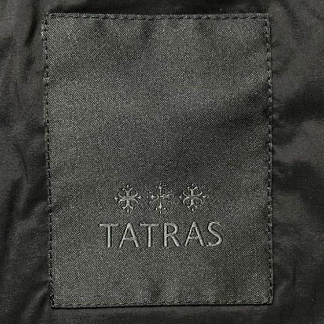 美品 TATRAS タトラス ノーカラー ダウン アウター NOKO ナイロン