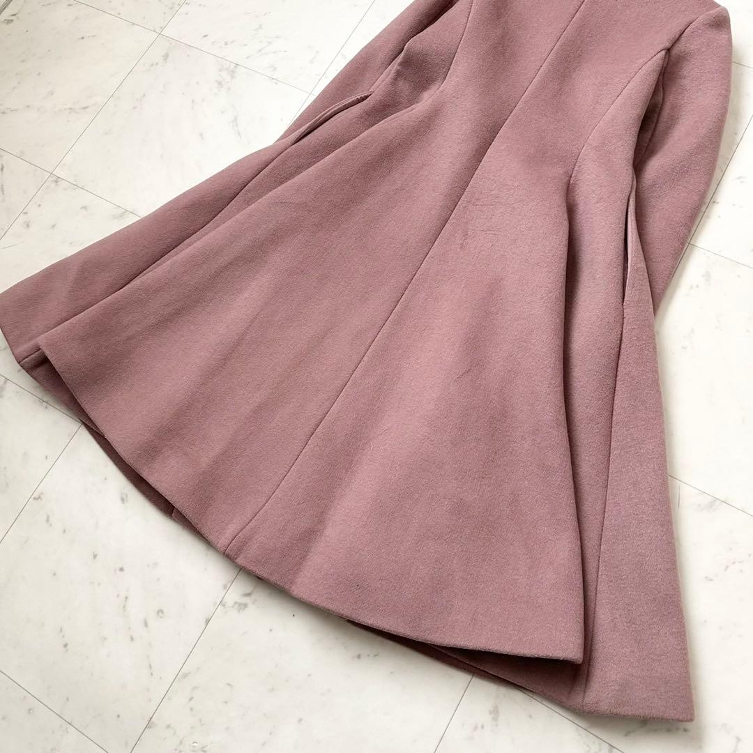 未使用級❤️MISTREASS 三上悠亜　ロングコート　フレア　Aライン　ピンク