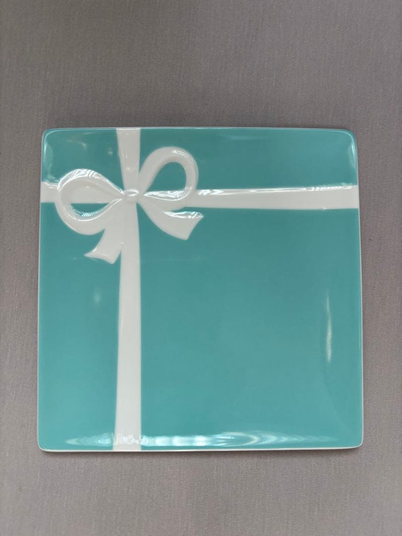 ✴︎新品未使用✴︎Tiffany ブルーボウデザートプレート 2枚　ティファニー