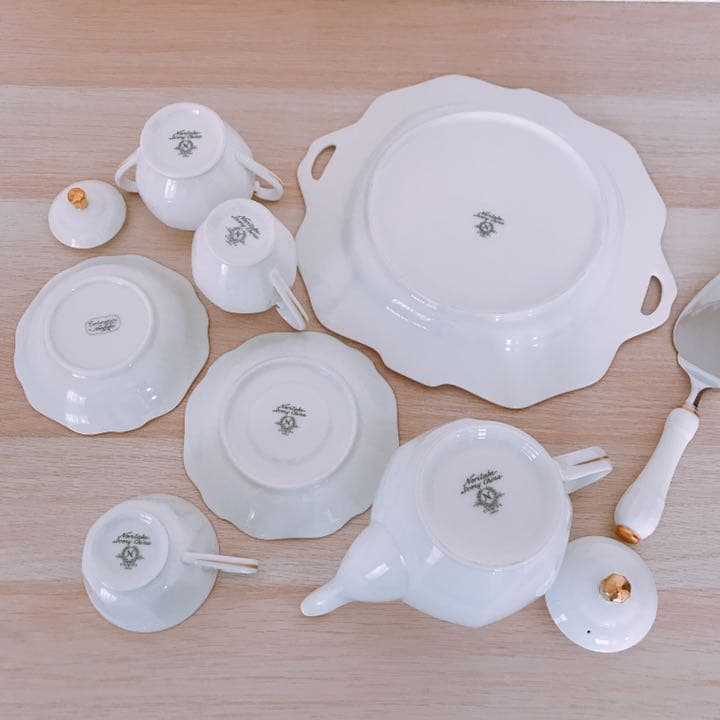 ノリタケ bone china コンテンポラリー ティーセット