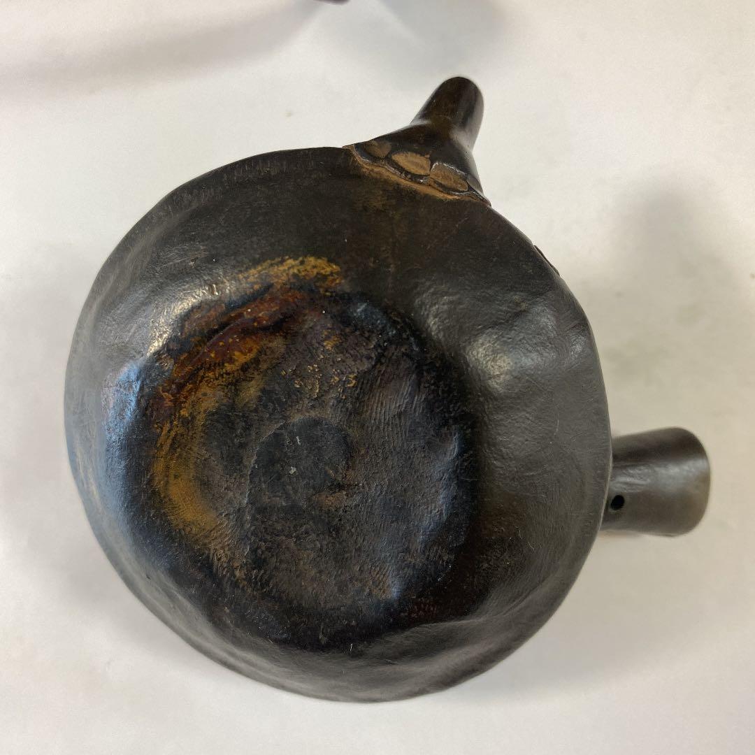 陶瓷器   明治期米谷造の急須   煎茶道具