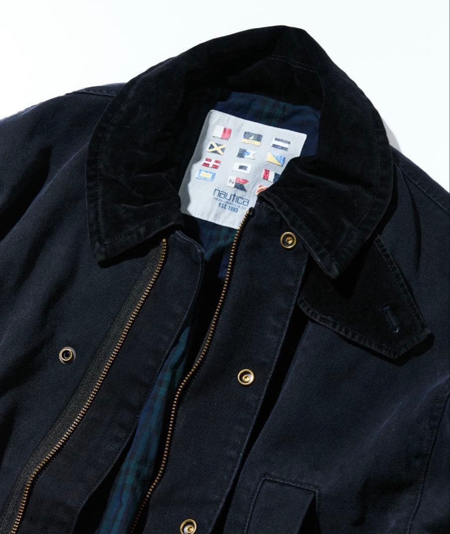 NAUTICAノーティカヴィンテージライク クラッシュドダックコート