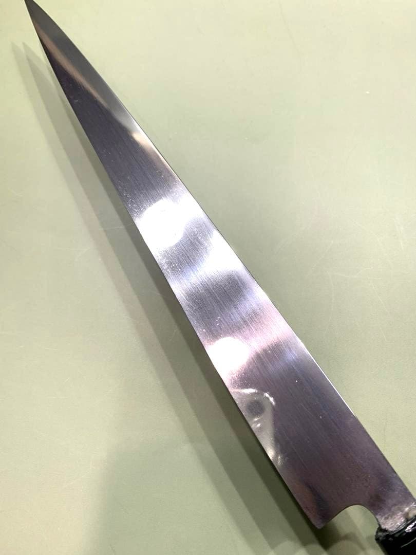 行秀　柳刃包丁　刃渡り25.5cm