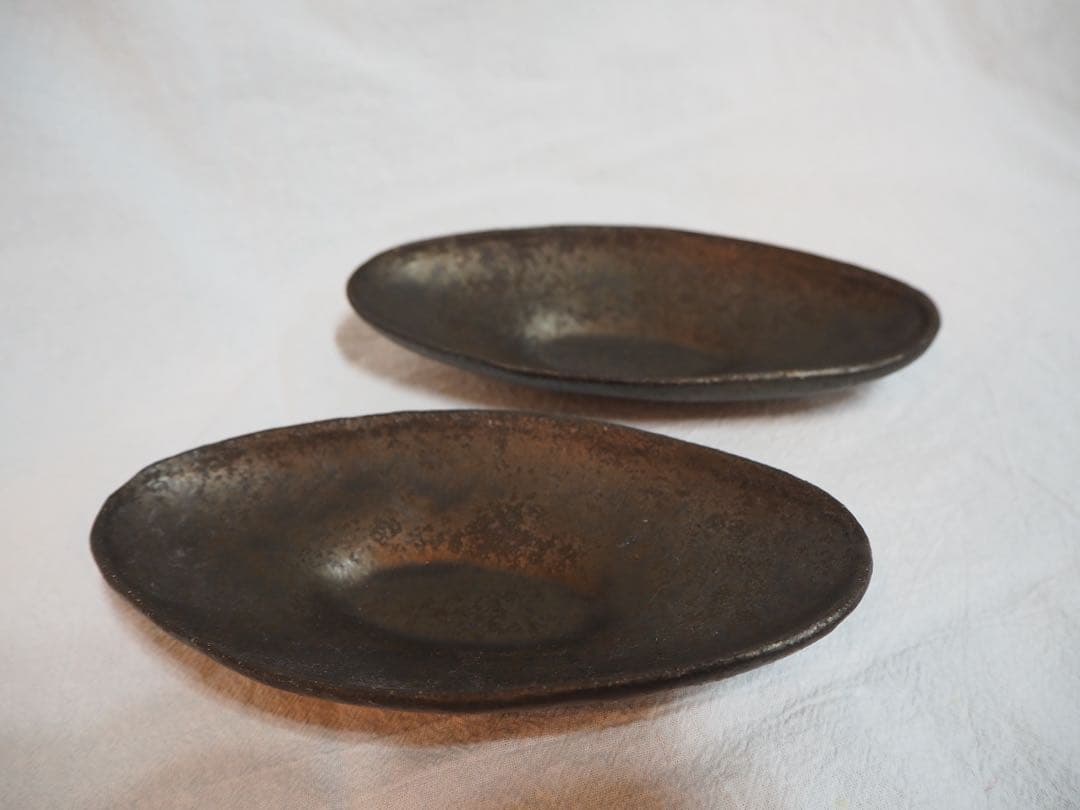 安福由美子　小皿２点セット