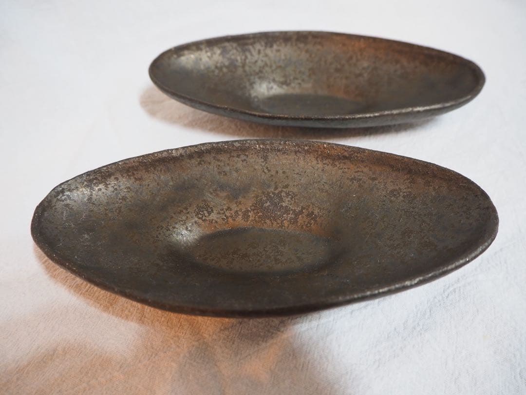 安福由美子　小皿２点セット