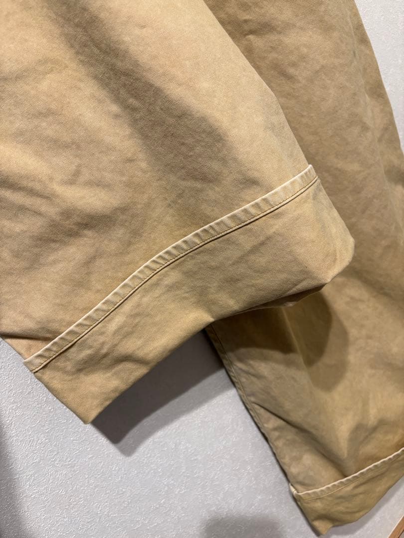 美品FRAMeWORKフレームワークのケミカルウォッシュアメスリサロペット