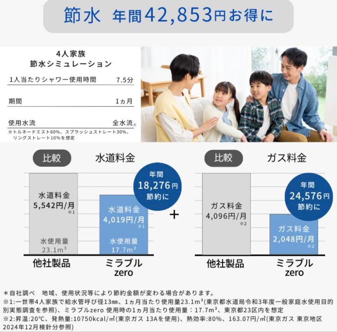 正規品　ミラブルzero ウルトラファインバブル