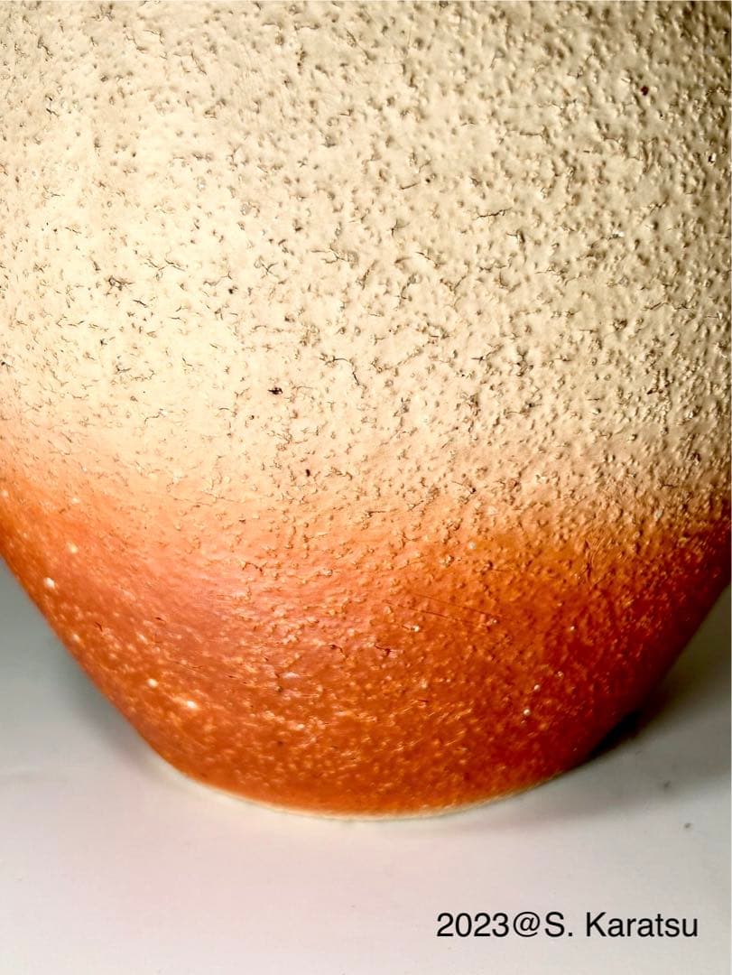 真葛香山 宮川香山 稀少 真砂肌雛鶴図花瓶 共箱付