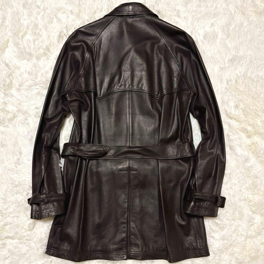 JIMIーDORIX　ポールスミス　トレンチコート　シープスキン　ブラウン