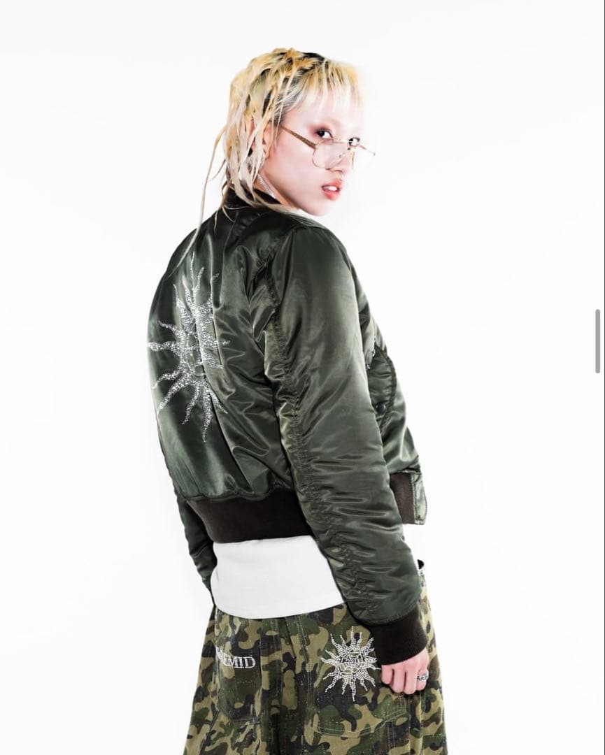 NoREMID MA-1ジャケット オリーブグリーン