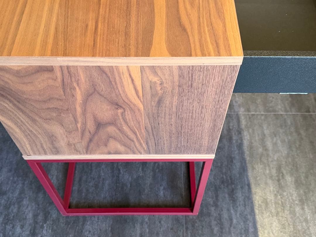 IKEA サイドテーブル VIKHAMMER 40x39 cm ライトブラウン