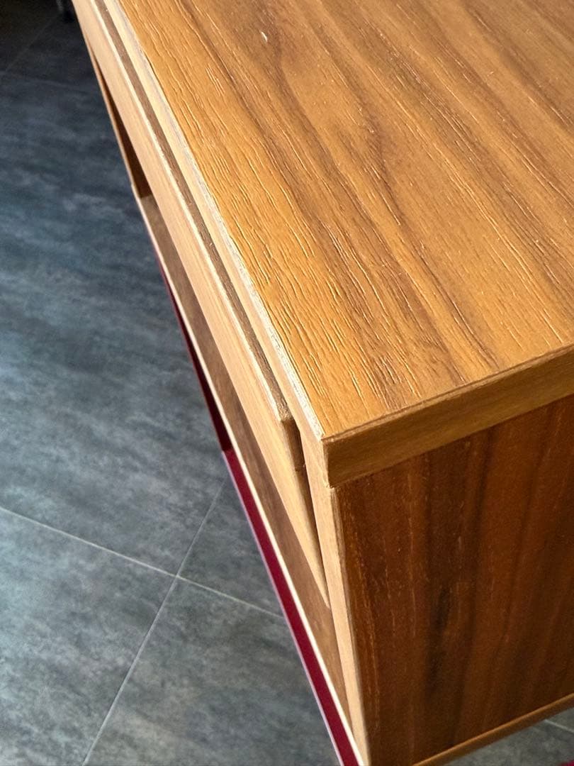 IKEA サイドテーブル VIKHAMMER 40x39 cm ライトブラウン