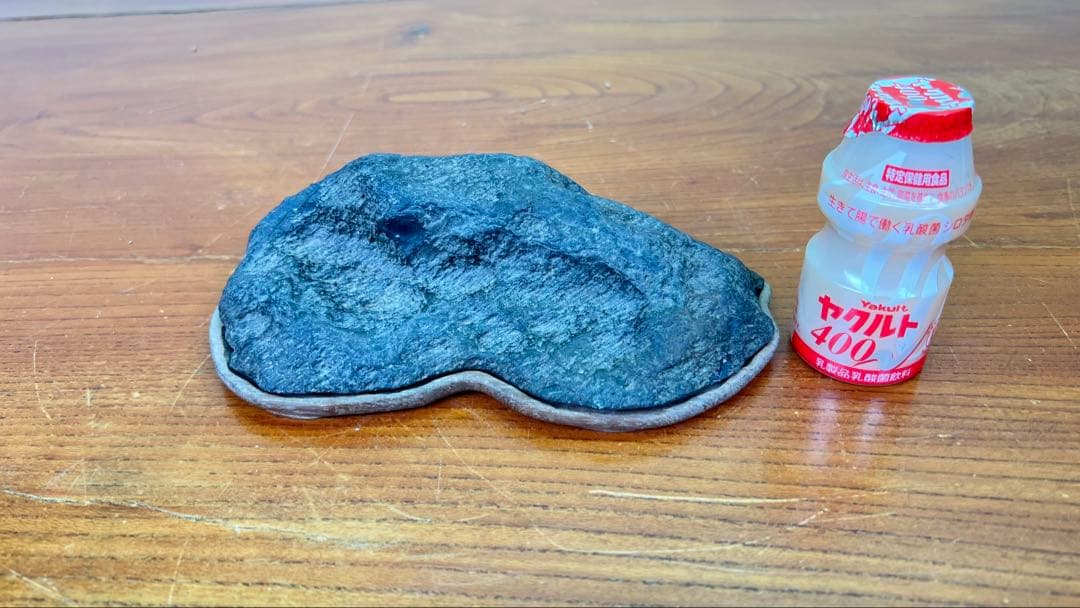 Y74 水石 木製台座付き 遠山石