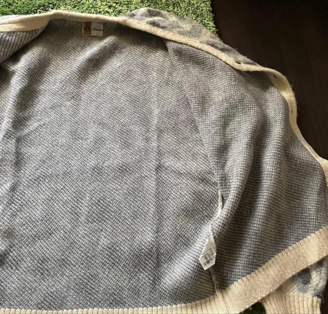 towncraft タウンクラフト　ジャギージャガードカーディガン