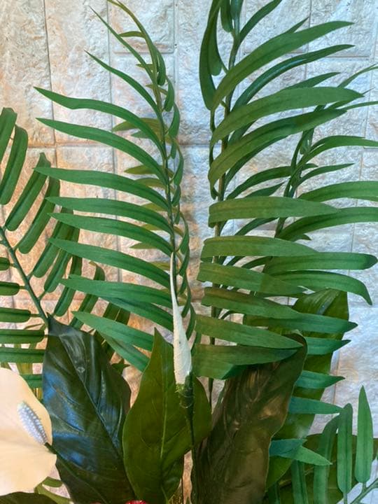 光触媒　人工観葉植物　造花　ウォールグリーン　アレカヤシ