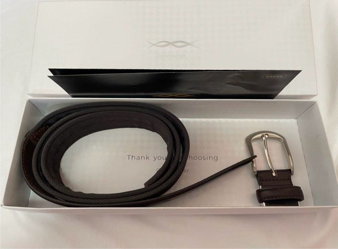 コアエナジー ビジネス＆カジュアル（ビジカジ） ベルト　茶色