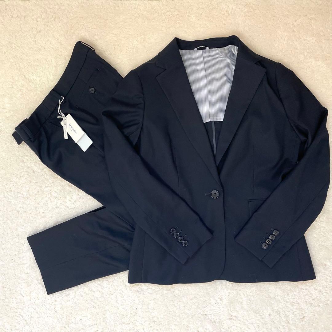 洗える！ザ スーツカンパニー 42 XL パンツスーツ セットアップ 黒 11号