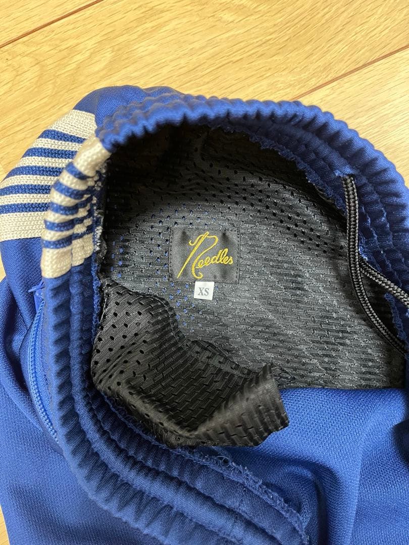 Needles ニードルズ　ブルー　ホワイト　トラックパンツ