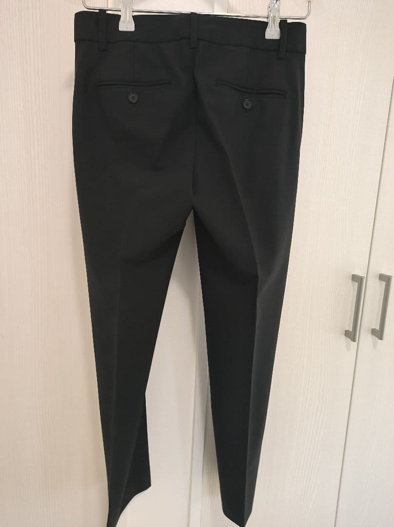 美品✨ノーカラー セットアップ パンツ LANAIスーツ ブラック 00