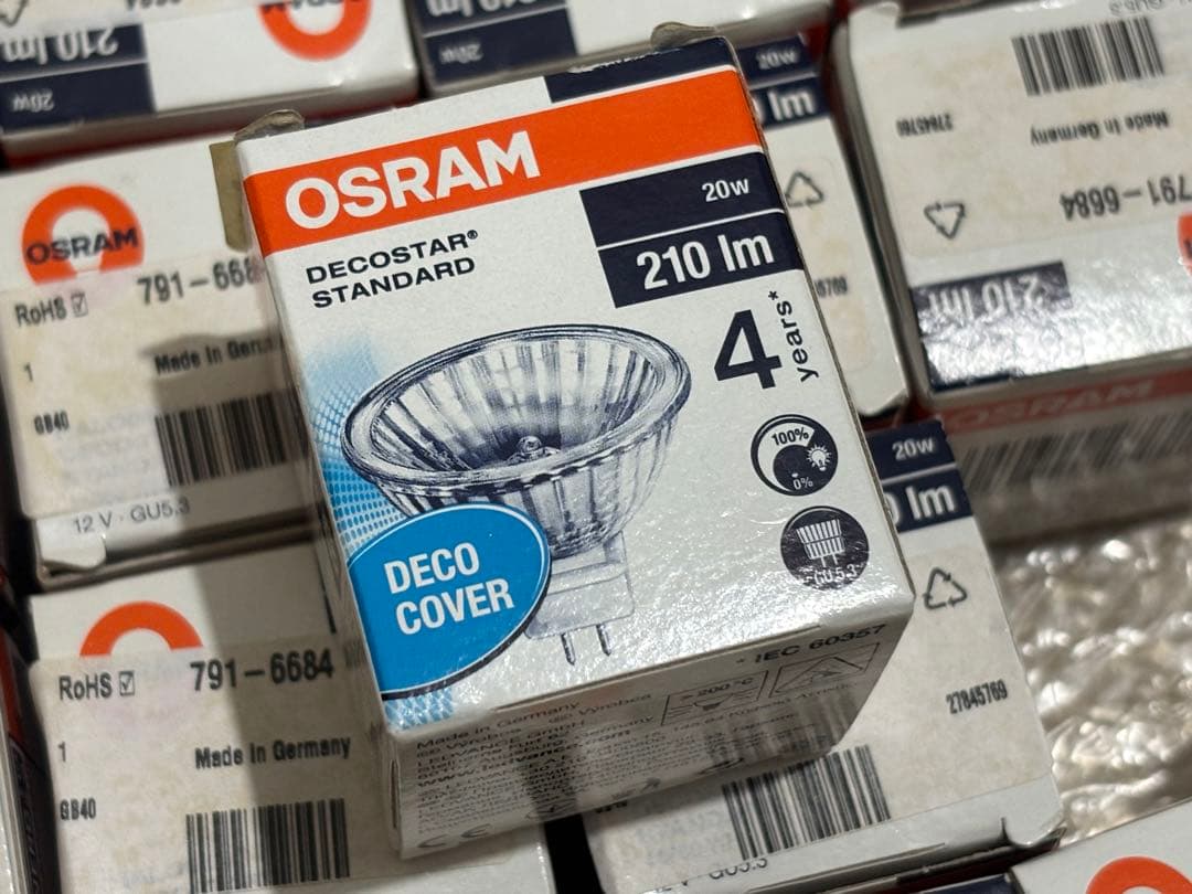OSRAM ハロゲン電球　20w 17個セット