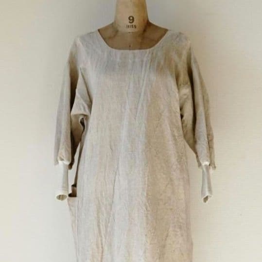 kapoc 1st.　カポック　割烹着　リネン100% 日本製