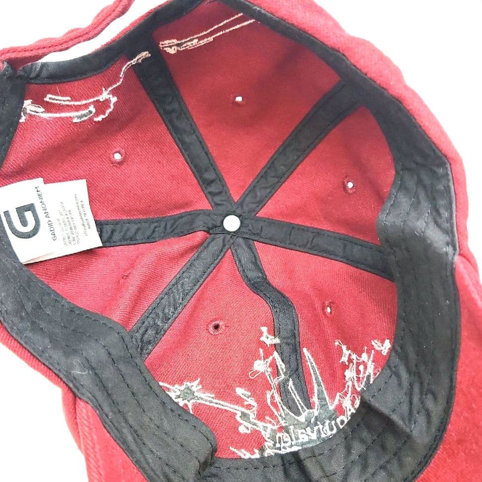 GADID ANONIEM　ガディッド　アノニム　キャップ　バーガンディー