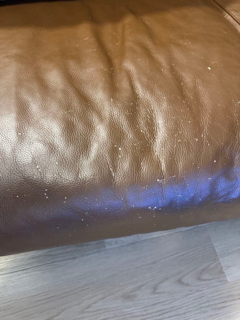 無印良品　レザーソファ　2人掛け