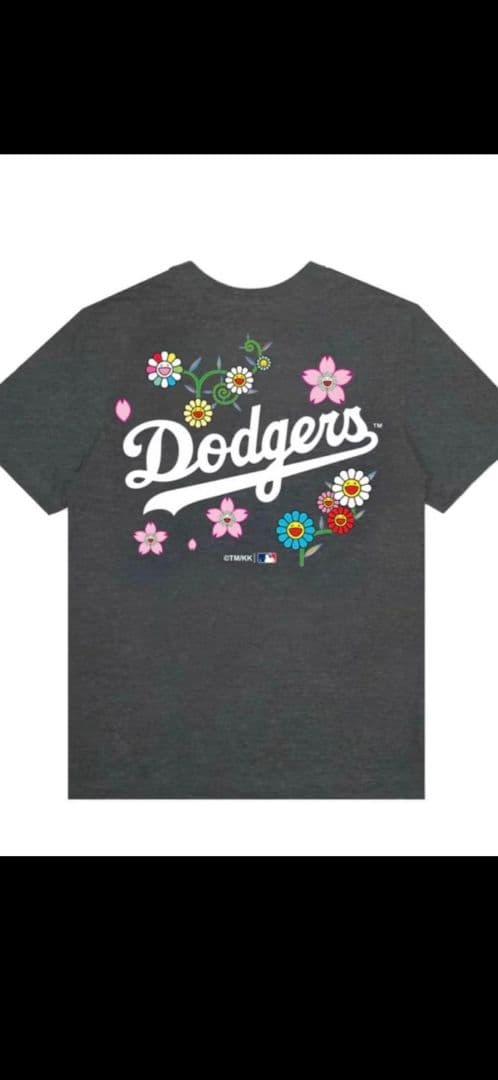 村上 x ドジャース ファナティクス Tシャツ　Mサイズ　色グレー