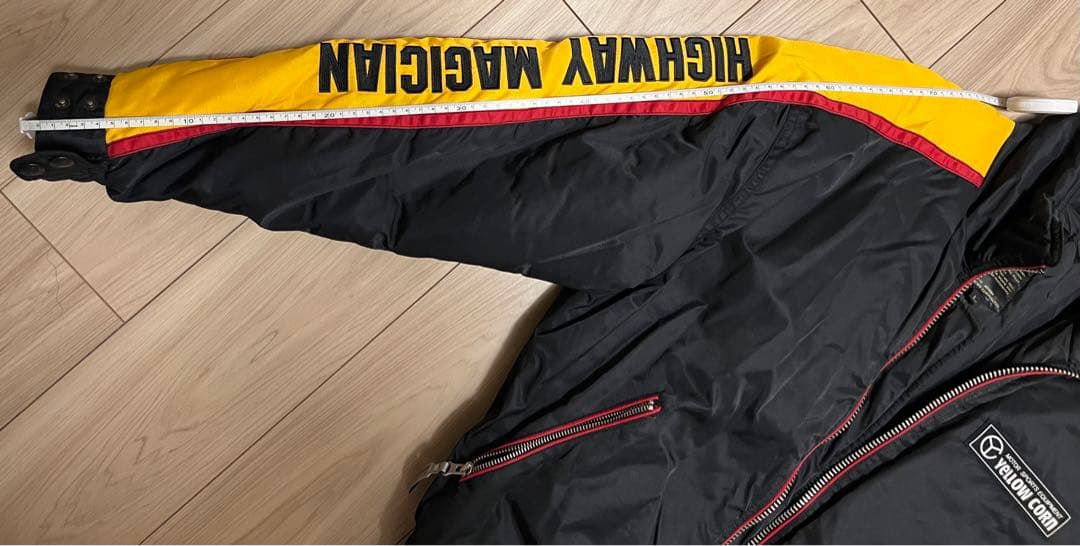 YELLOW CORN ライダースジャケット ブルゾン イエロー