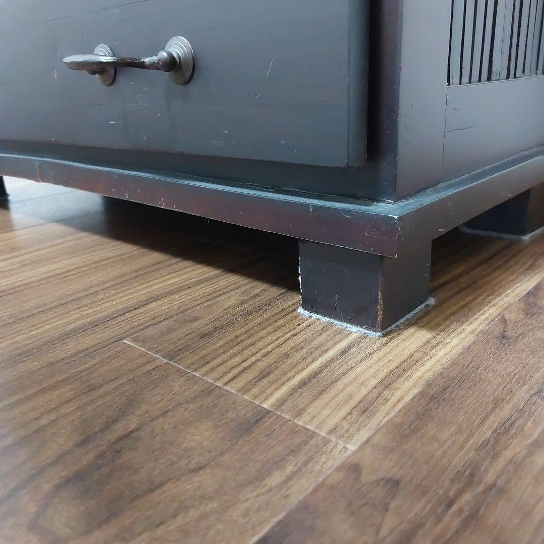 アンティーク木製引き出し箪笥 12個収納 ダークブラウン