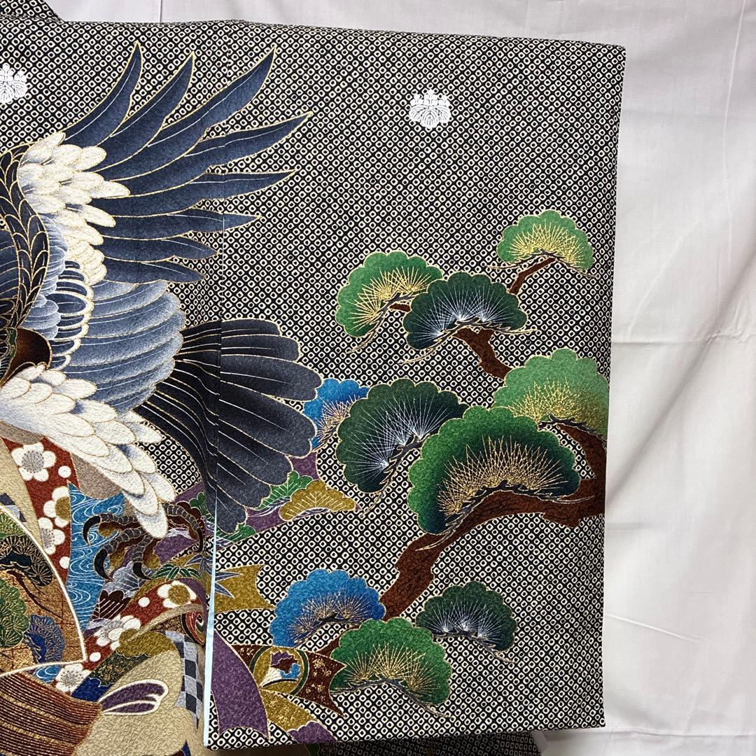 N*☆様 2-上　お宮参り 七五三　着物、長襦袢、小物　男の子　正絹 祝い着　6