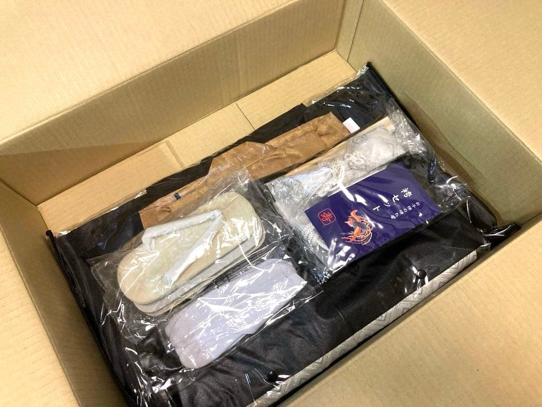 七五三　五歳　男の子　着物　袴　フルセット 肩上げ済み