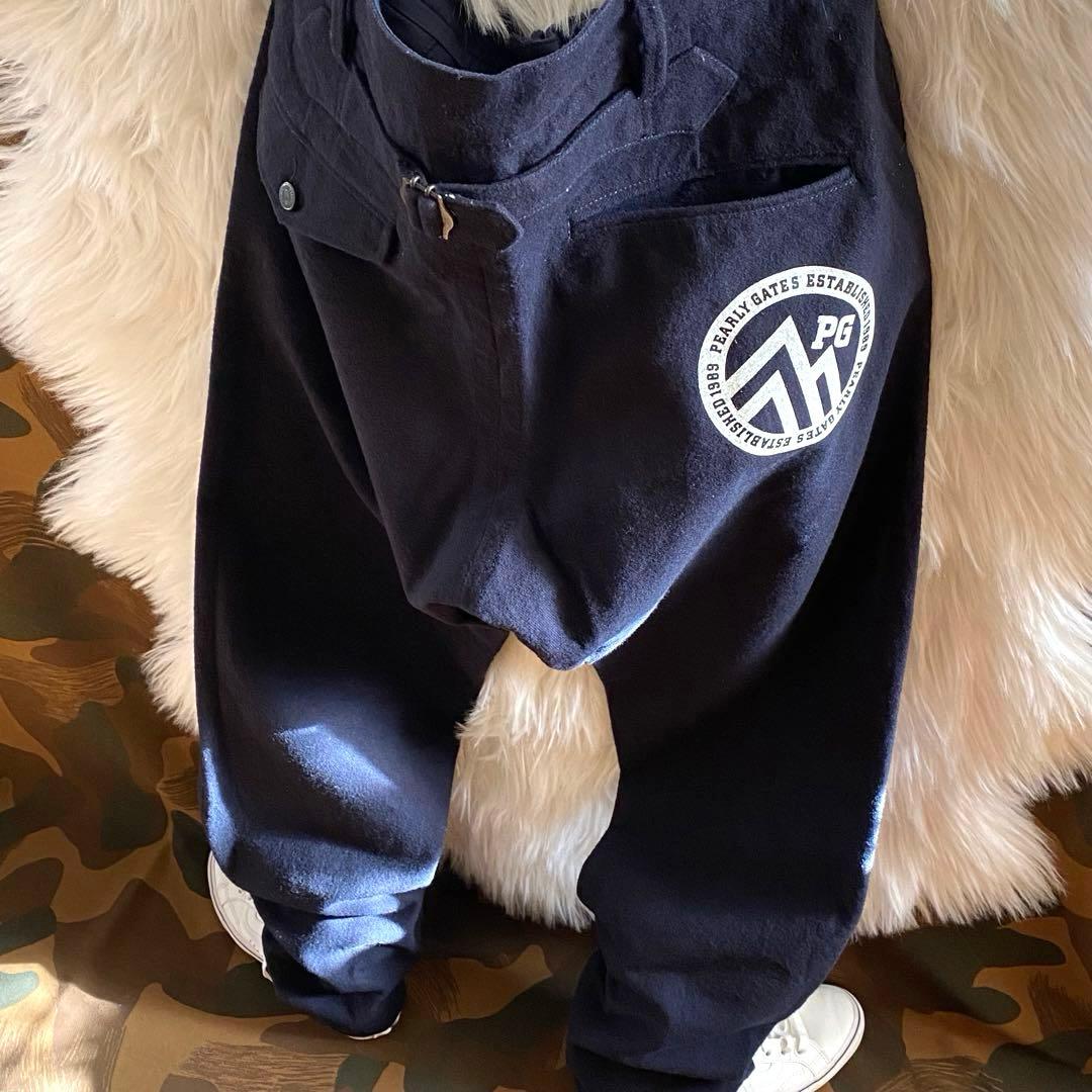 パーリーゲイツ PEARLY GATES ウール パンツ シンチバック XL 6