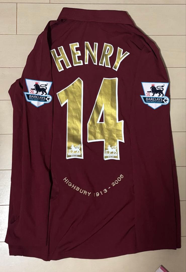 Arsenal アーセナル アンリ 05-06 ユニフォーム