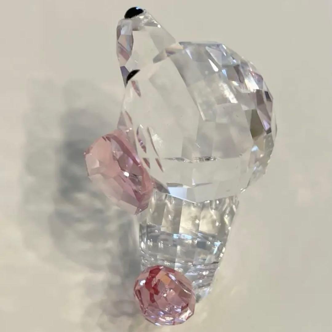 スワロフスキー プードル置物