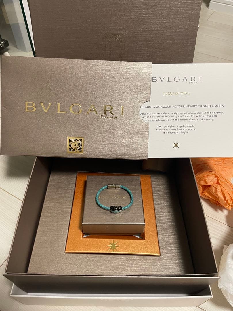 日本未発売カラー　激レア　BVLGARI ターコイズ ブレスレット
