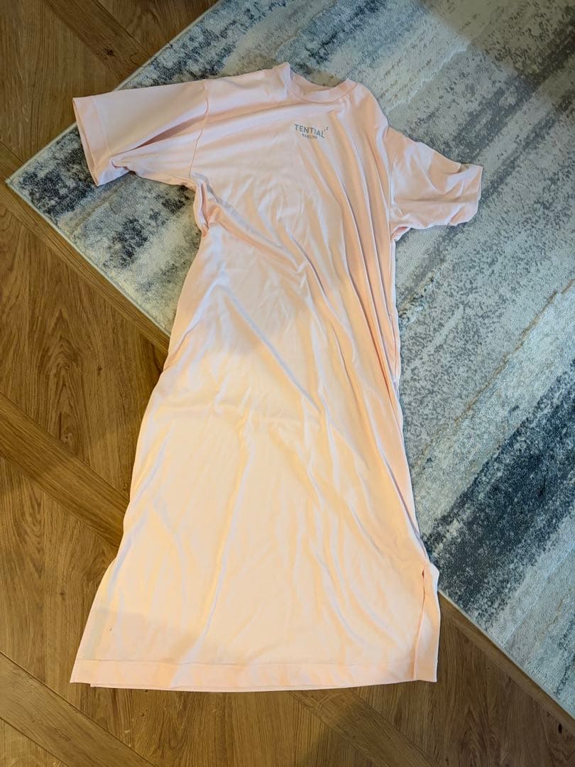 11/10まで　未使用　テンシャル　バクネ　ワンピース　ピンク　Lサイズ