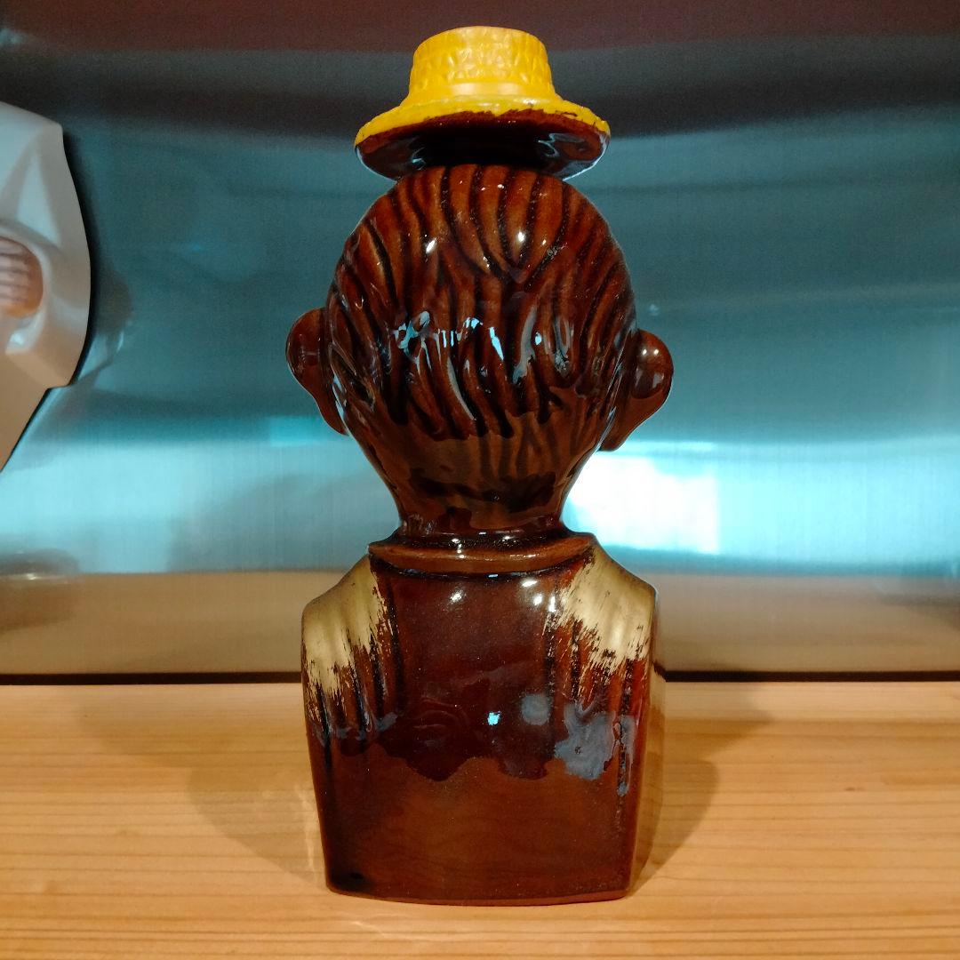 ビンテージ　四つ目　4つ目　置物　ミッドセンチュリー　酔っ払い デカンタ