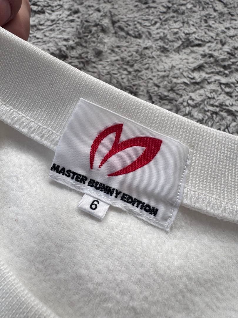 MASTER BUNNY EDITION マスターバニー長袖トレーナー ホワイト
