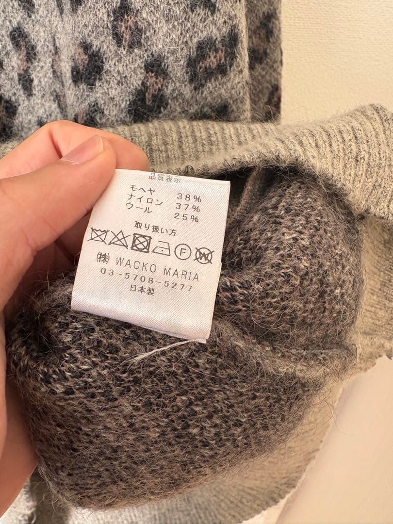 トップス WACKO MARIA 24fw MOHAIR CARDIGAN