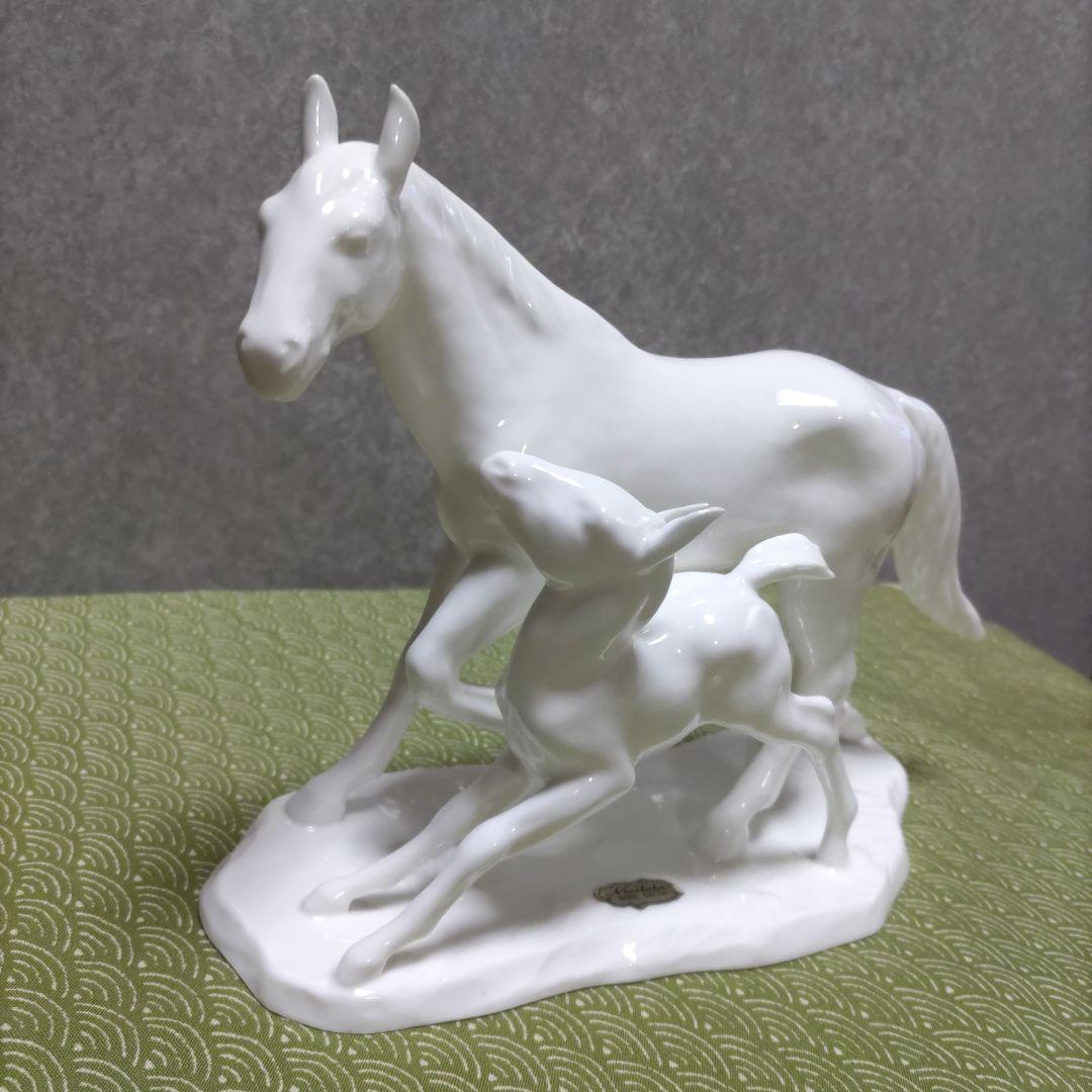 美品【ノリタケ】マダーズ陶器置き物　白磁器　未使用品 お値引き不可