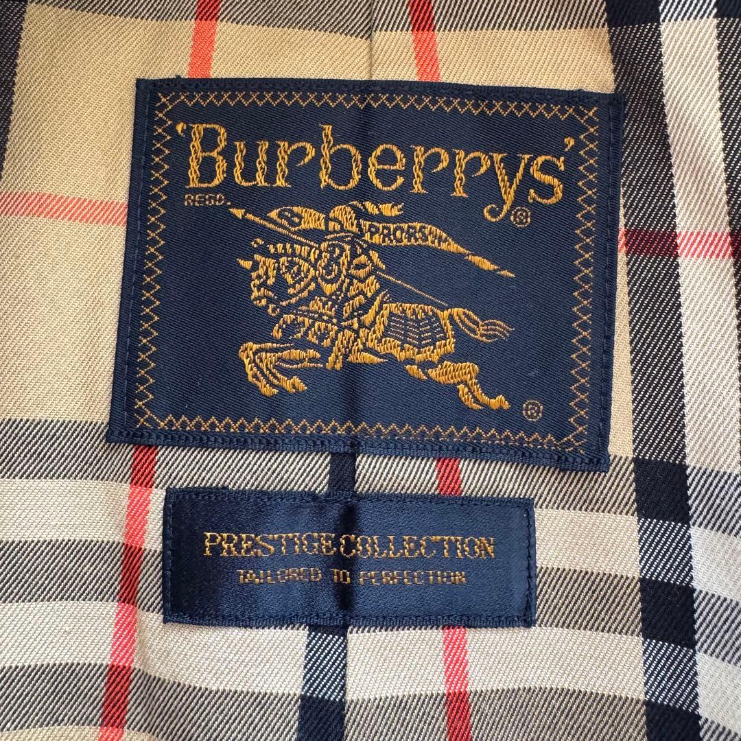 バーバリーズ　トレンチコート　ノバチェック　玉虫色　カーキ　ダブル　ベルト