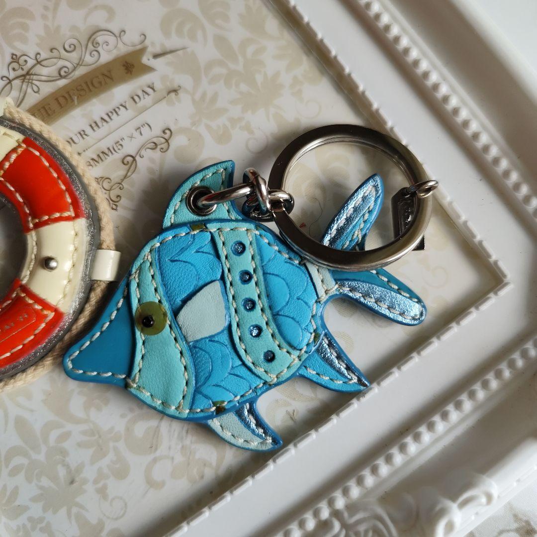 COACH　コーチ　魚　浮輪　キーホルダー　２点セット　レア