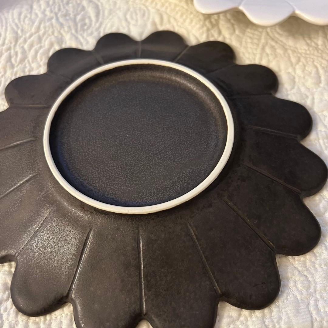 ⑥加藤智裕 輪花皿 12枚セット プレート 中皿 小皿 作家 陶磁器