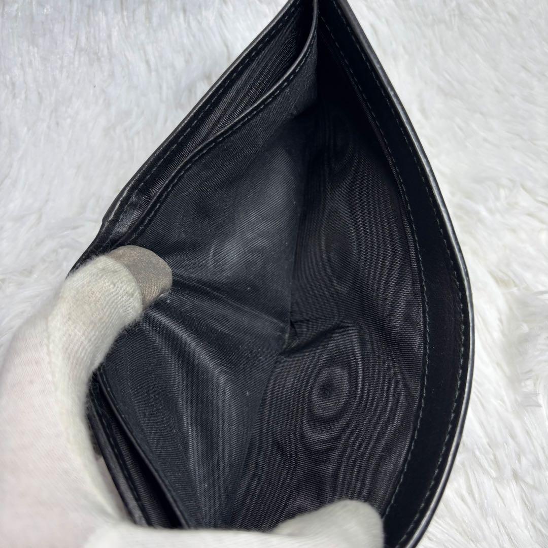 ✨美品✨ グッチ GGスプリーム 二つ折り財布 アニマリエ レザー 蛇 ヘビ