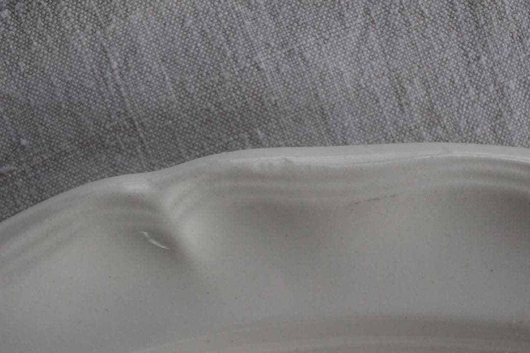 【B】サルグミンヌ・ 花リムラヴィエプレート/フランスアンティーク