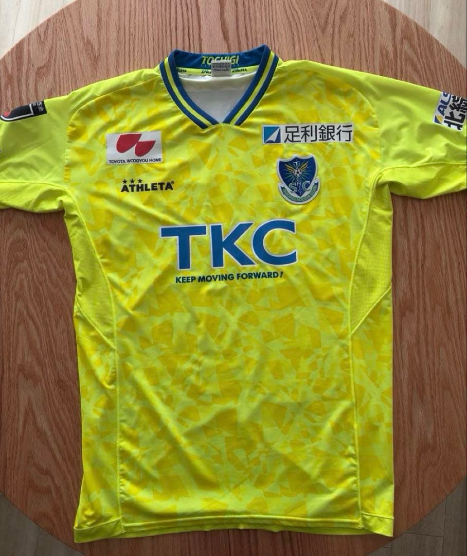 【非売品】柳育崇 栃木SC 2021ユニフォーム＋パンツ（実使用・直筆サイン入）