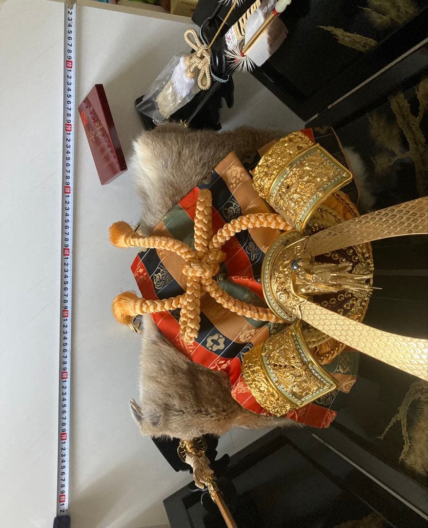 吉徳大光作　伝統的な五月人形 兜　刀　矢　端午の節句　御兜　甲冑　鎧　伝統工芸